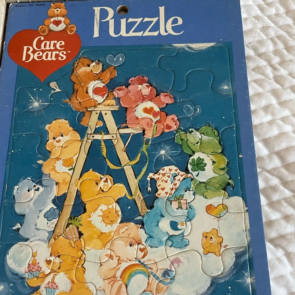 SET OF 4 VTG FRAME TRAY PUZZLES